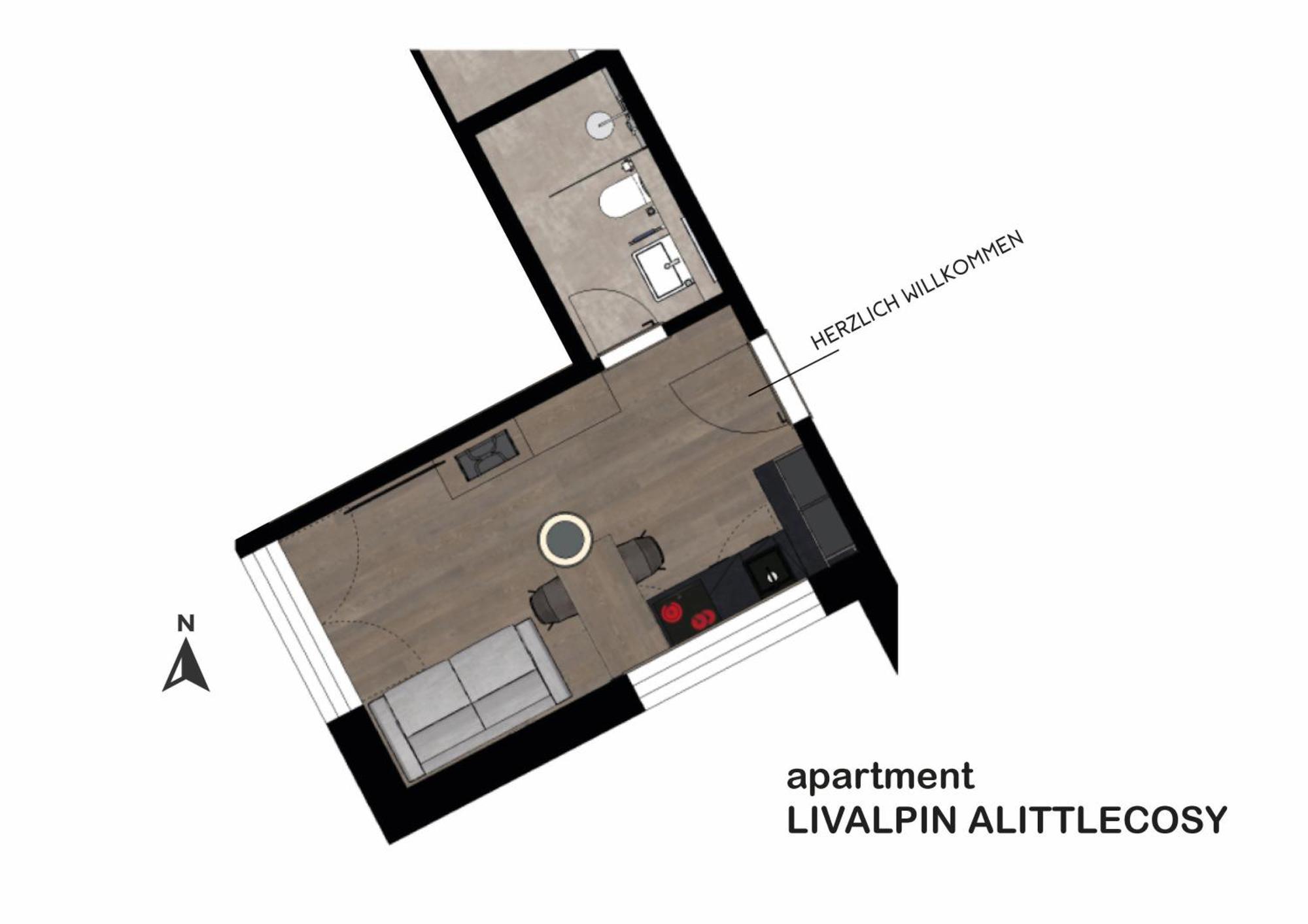 加爾米施-帕滕基興Livalpin Alittlecosy公寓 外观 照片